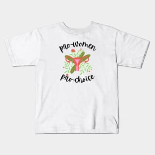 Pro-women, Pro-choice Kids T-Shirt